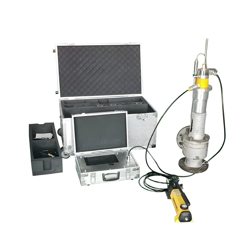 Banco de pruebas de válvulas de seguridad en línea