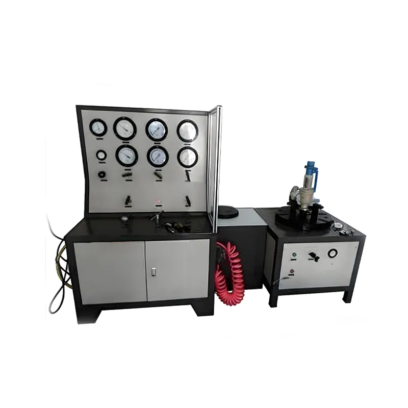 Banco de pruebas de válvulas de seguridad de control manual