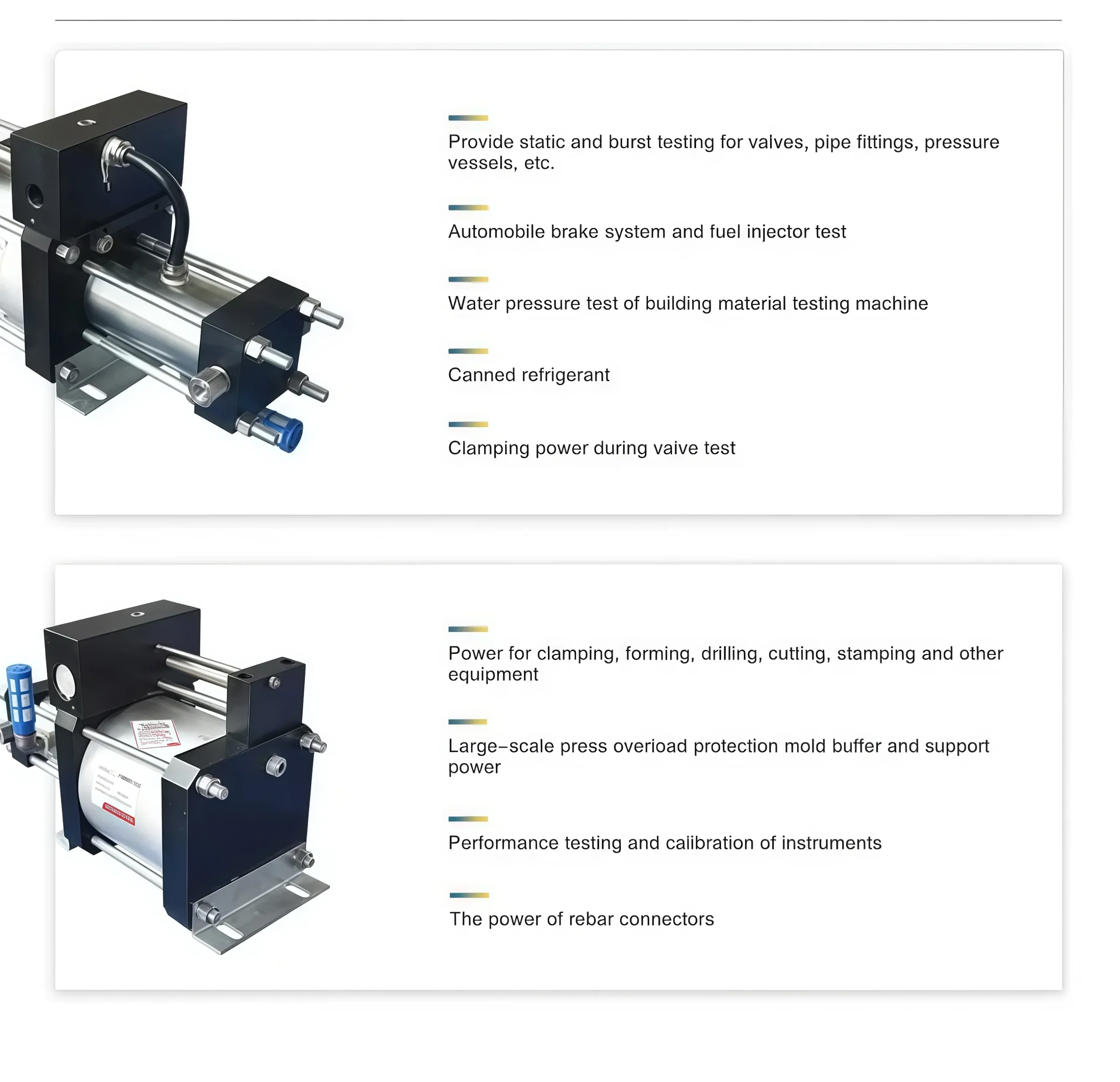 OMA Series Air Driven Gas Booster Pump