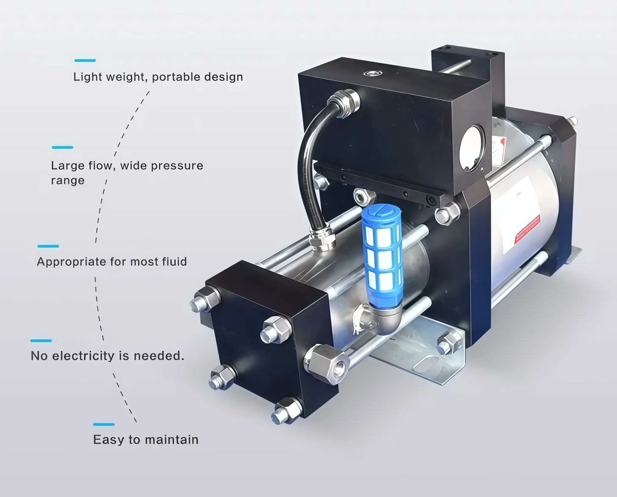 OMA Series Air Driven Gas Booster Pump