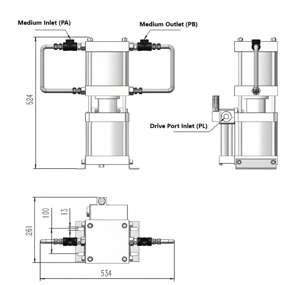 Bomba de refuerzo de gas serie OMD