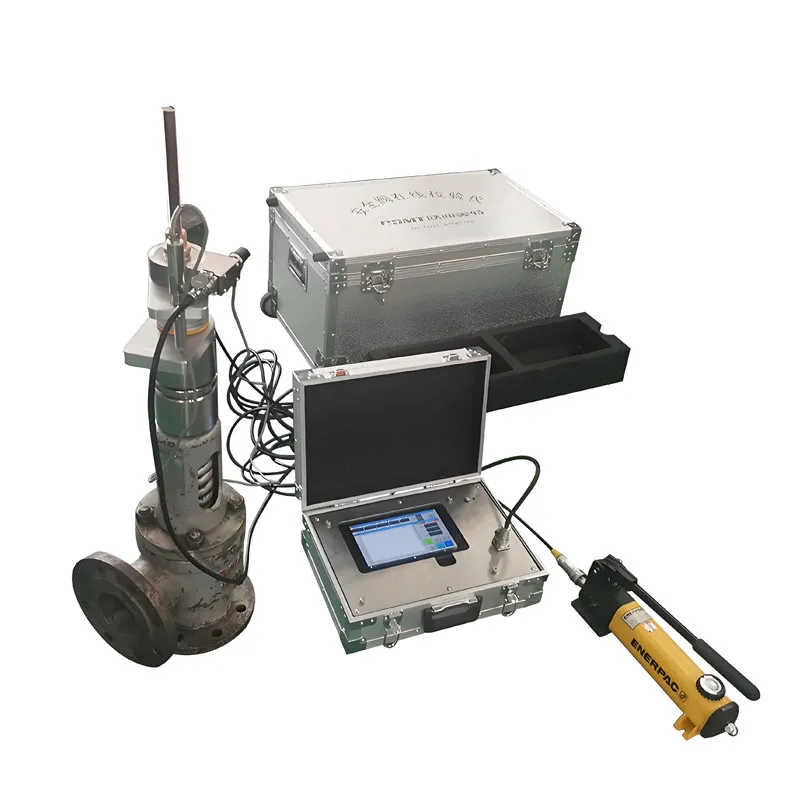 Banco de pruebas de válvulas de seguridad en línea