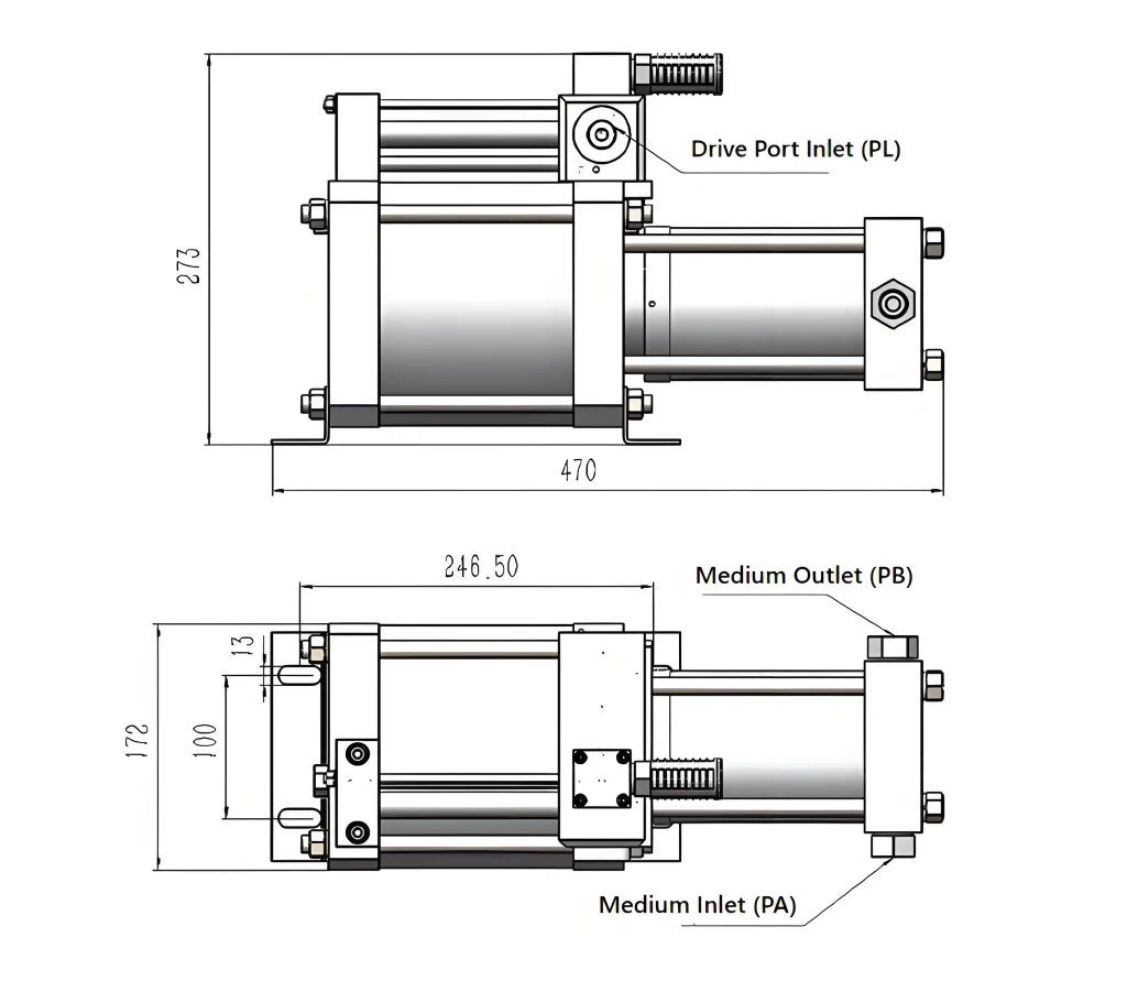 OMA Series Gas Booster Pump