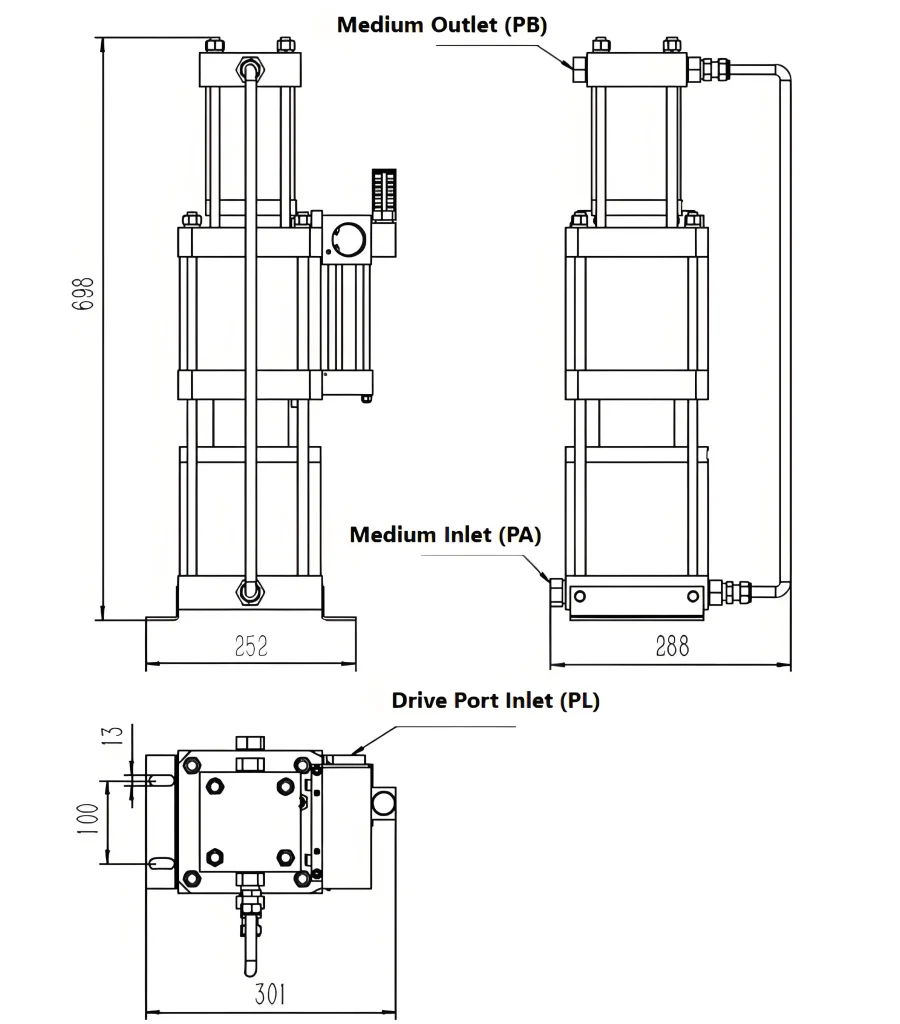 OMT Series Gas Booster Pump