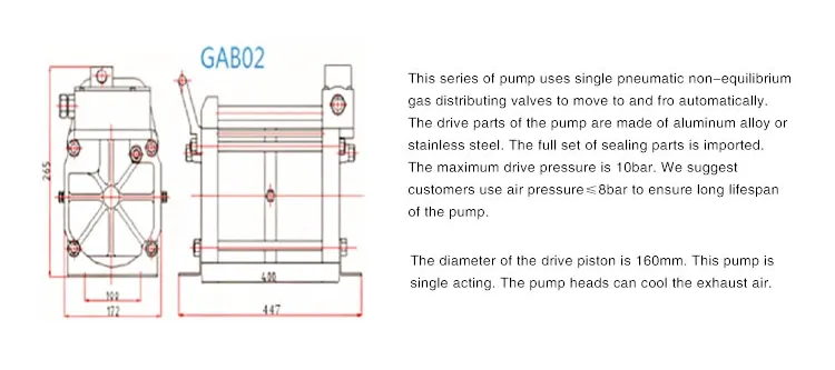 GAB Series Pneumatic Air Pressure Amplifier