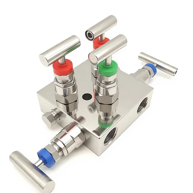 5-Valve Instrument Manifold – Direct Mount (Coplanar, Flanged Transmitter)