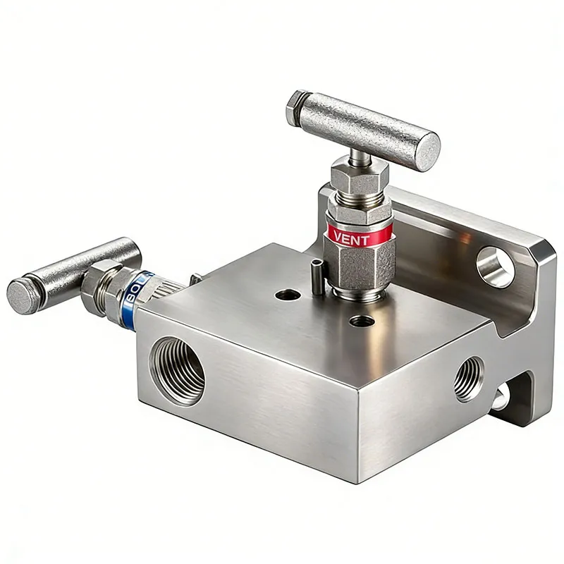 2-Valve Instrument Manifold – Direct Mount (Coplanar, Flanged Transmitter)