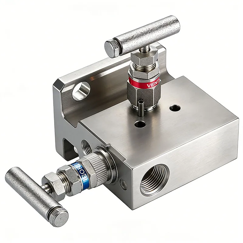 2-Valve Instrument Manifold – Direct Mount (Coplanar, Flanged Transmitter)