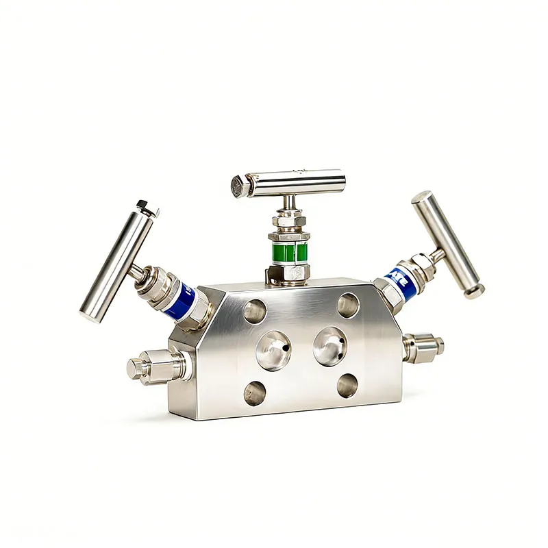 3-Valve Instrument Manifold – Direct Mount (Non-Flanged Transmitter)