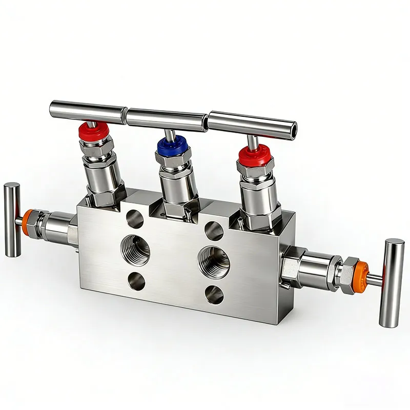 5-Valve Instrument Manifold – Direct Mount (Coplanar, Flanged Transmitter)