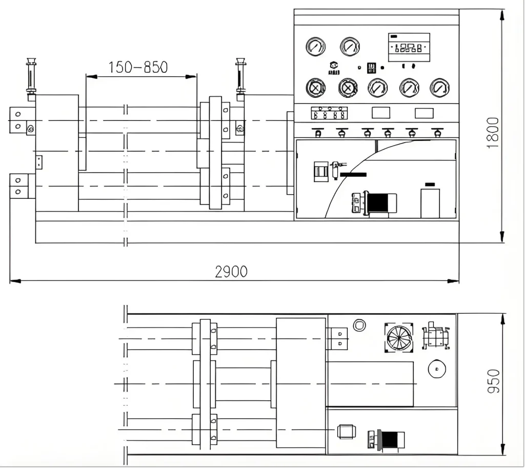 Banco de Pruebas de Válvulas Horizontal MHV-HD300/37.5-S