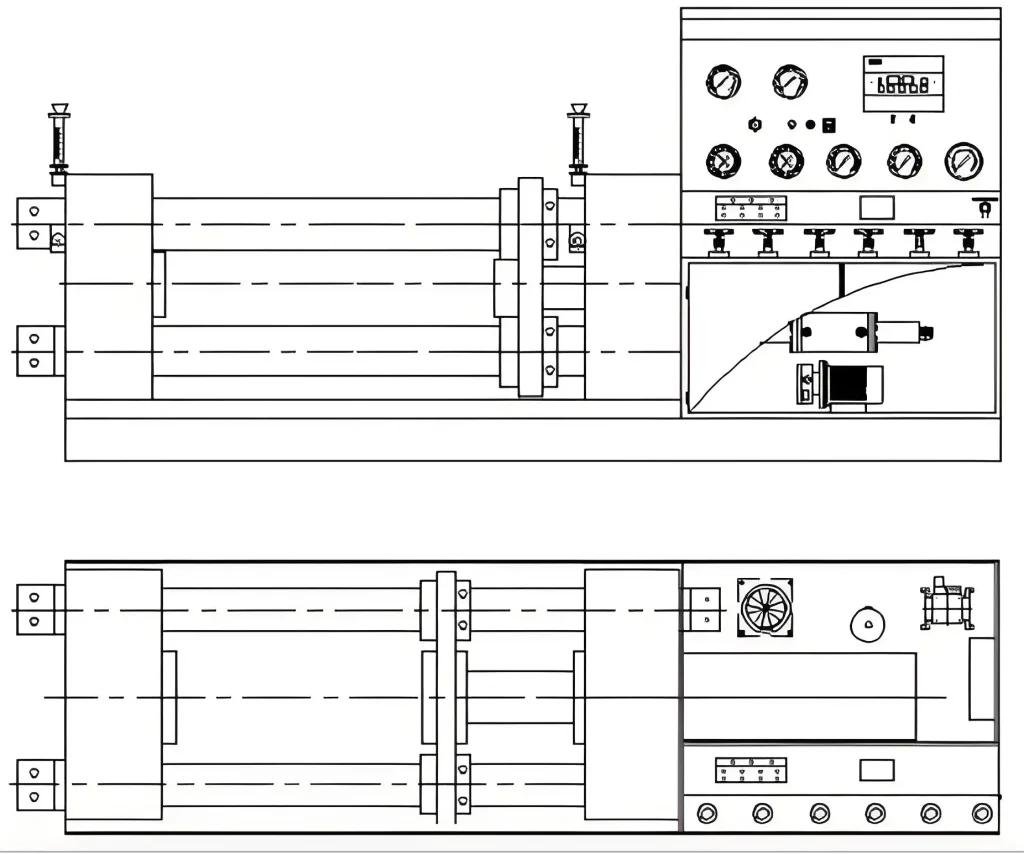 Banco de Pruebas de Válvulas Horizontal MHV-HD600/37.5-S