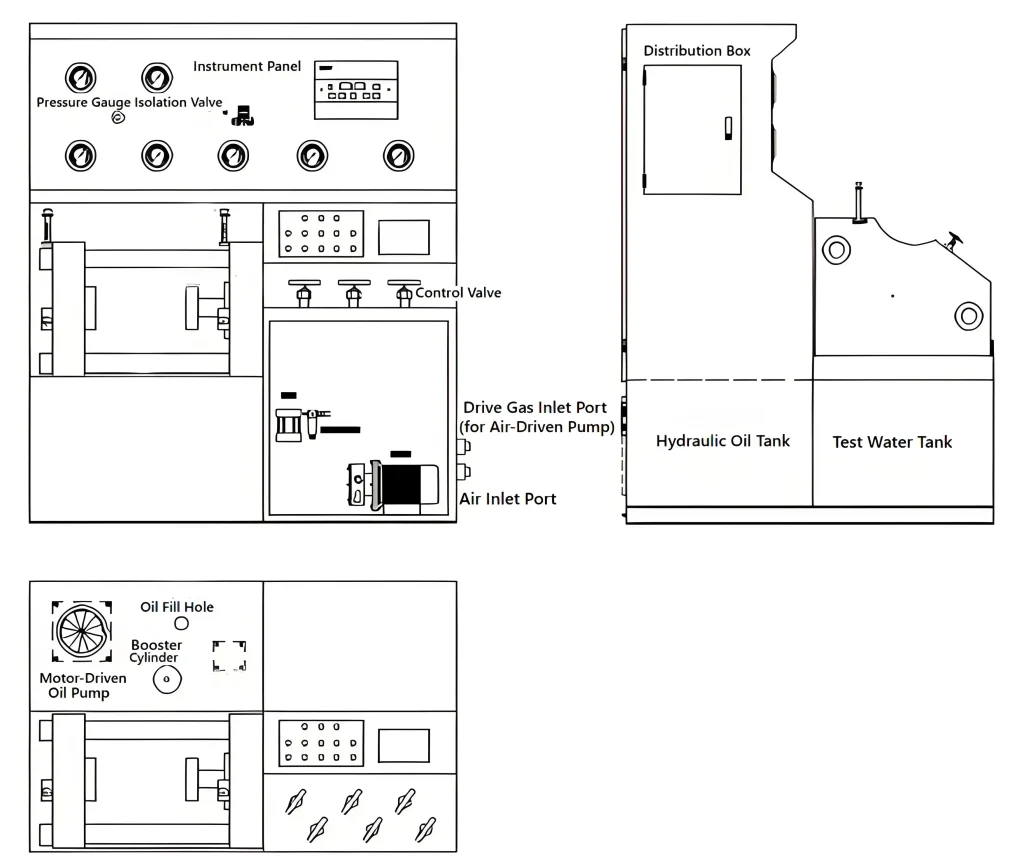 Banco de Pruebas de Válvulas Horizontal MHV-HD65/64-S