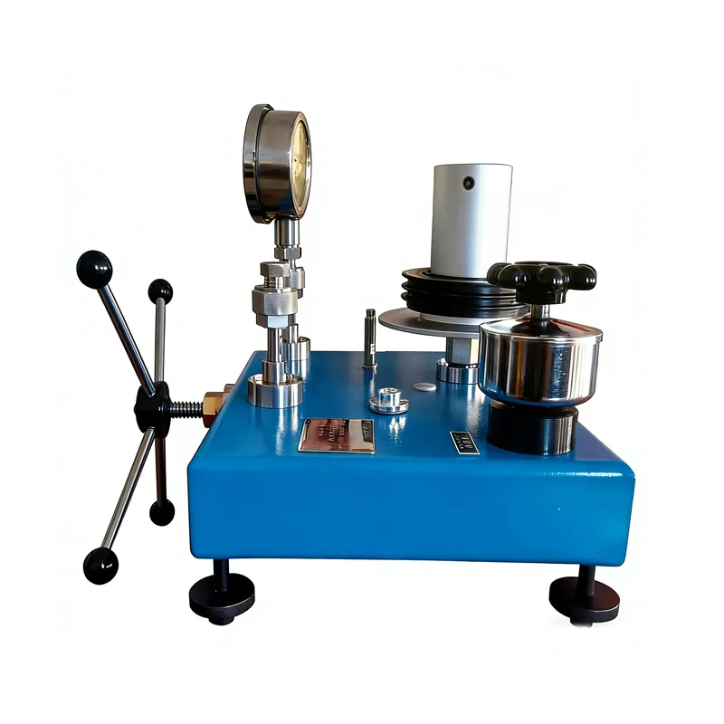 Piston Pressure Gauge Test Station