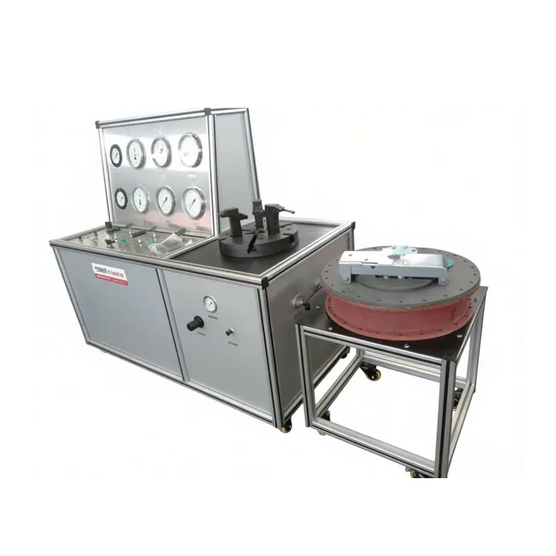 Banco de pruebas completo para camiones cisterna de presión atmosférica MBVT-100-GR-W-A