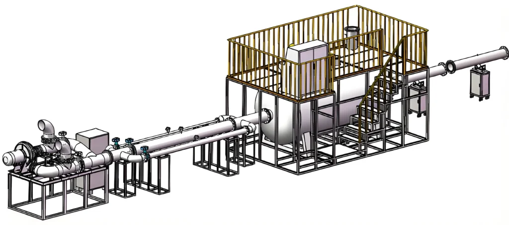 Accesorios para tanques móviles de almacenamiento de petróleo Banco de pruebas integral