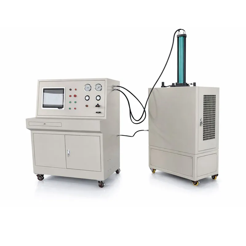 Banco de pruebas de estanqueidad de la carcasa del caudalímetro