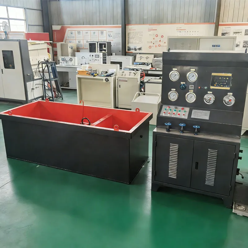 Banco de Pruebas de Válvulas Vertical MHV-VD100/64-S con Pruebas Sumergidas e Inclinadas