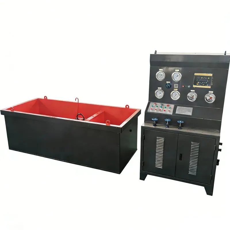 Banco de Pruebas de Válvulas Vertical MHV-VD100/64-S con Pruebas Sumergidas e Inclinadas