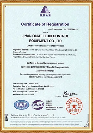 certificado de conformidad