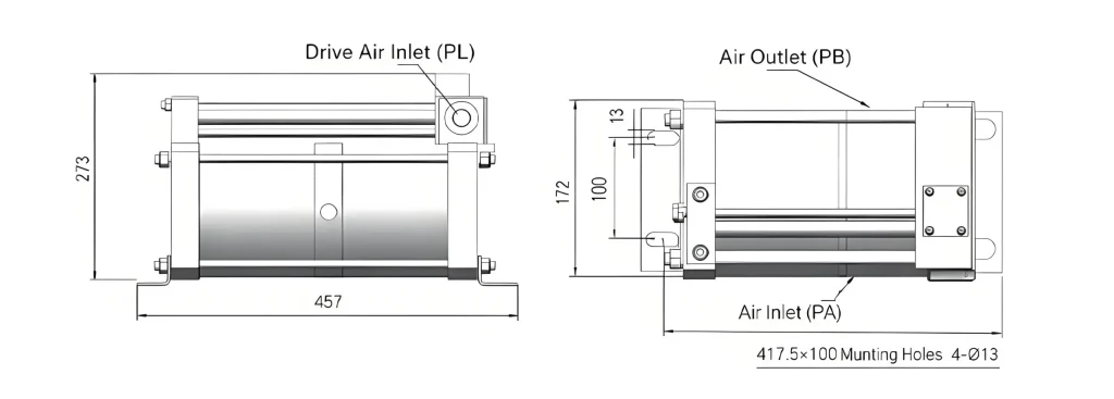 GAB02/05 Air Booster Pump
