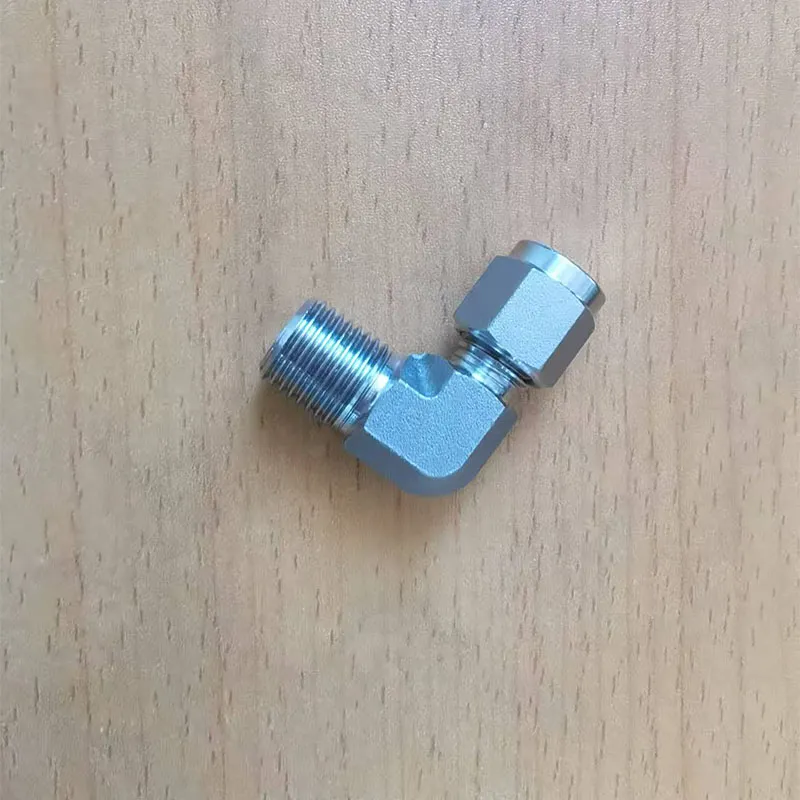 90° Double Ferrule Male Elbow Tube Fitting