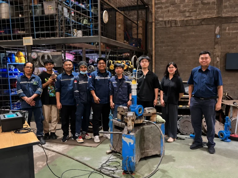 Highlight Engineers Complete Commissioning and Training for Online Safety Valve Calibration Bench in Indonesia