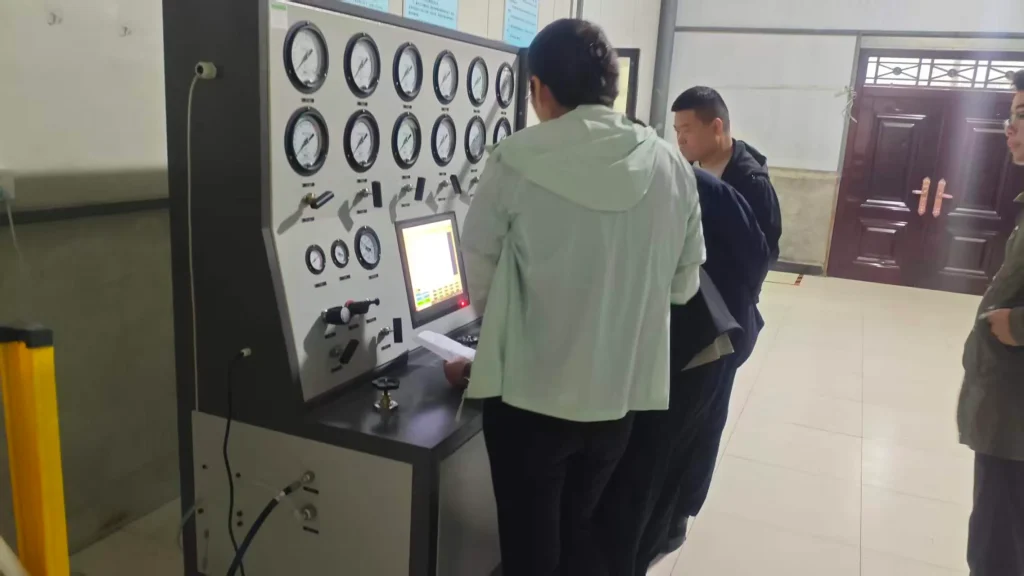 Computer Control Safety Valve Test Bench Project in Xi’an