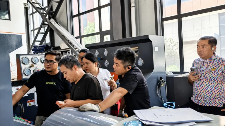 Malaysia Customer Visits Highlight for Valve Test Bench and Grinding Machine Inspection