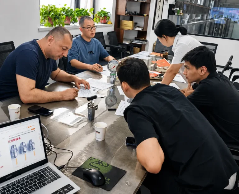 Foreign Customer Visits Highlight for Technical Discussion and Safety Valve Test Bench Inspection