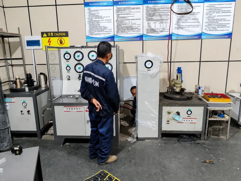 Computer Control Safety Valve Test Bench Upgrade Completed for Xining and Shunteng