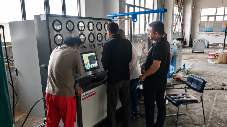 Computer-Controlled Safety Valve Test Bench Training Conducted in Daqing with Oil Storage Tank Site Coordination