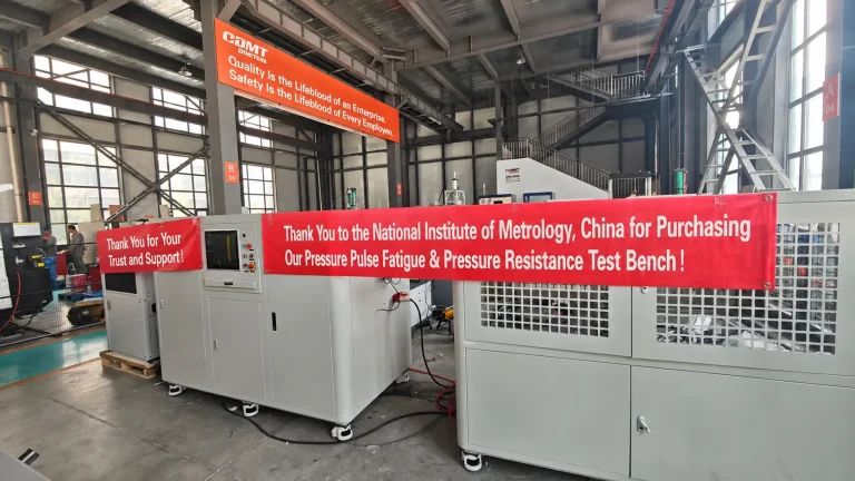 Highlight Supplies Liquid Test Fatigue Test Bench to China National Institute of Metrology for Advanced Pressure Testing