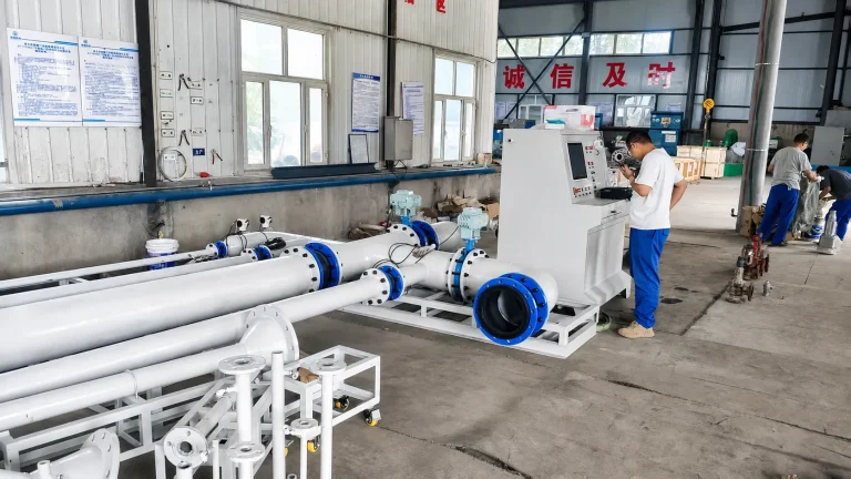 Mobile Petroleum Storage Tank Accessories Comprehensive Test Bench Wiring Begins in Kuqa, Xinjiang