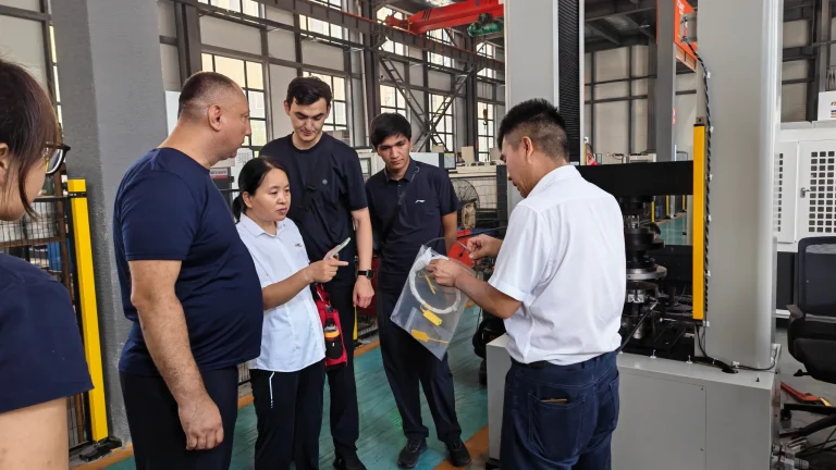 Uzbekistan Customer Visits Highlight to Explore Safety Valve Test Bench, Breathing Valve Test Bench and Burst Test Bench