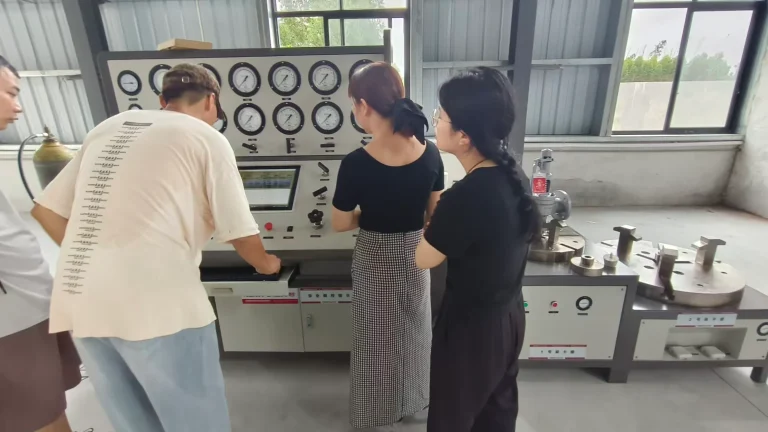 Highlight Provides Customer Training for an Offline Safety Valve Test Bench